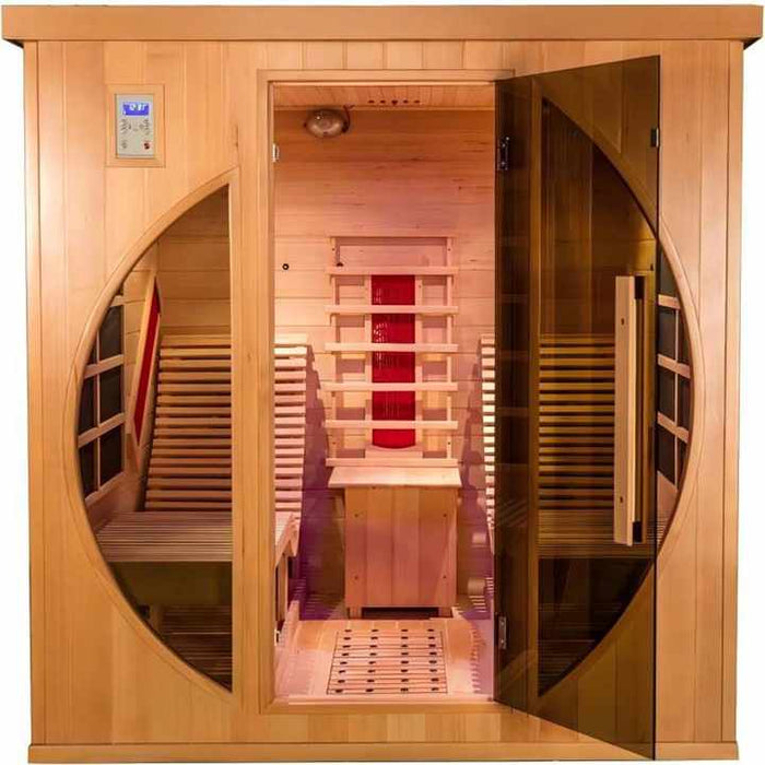 Infrared Sauna Room Indoor 2 Person Hemlock Sauna