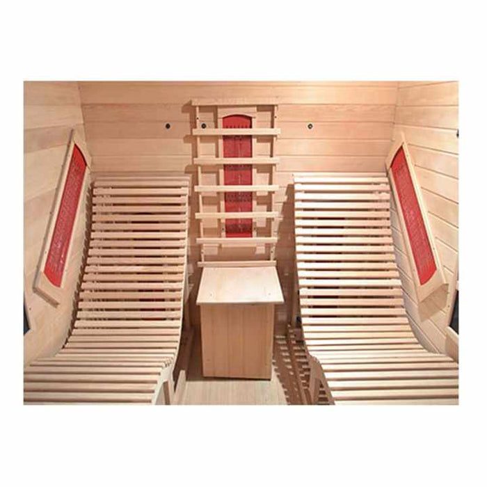 Infrared Sauna Room Indoor 2 Person Hemlock Sauna