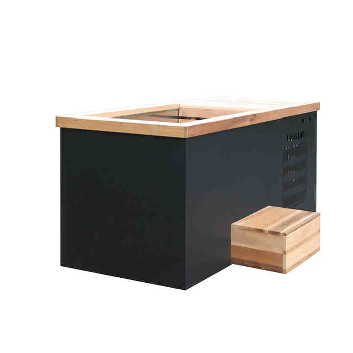 Cedar & Stainless Steel Outdoor Ice Bath Tub Cold Plunge With Chiller and Filter