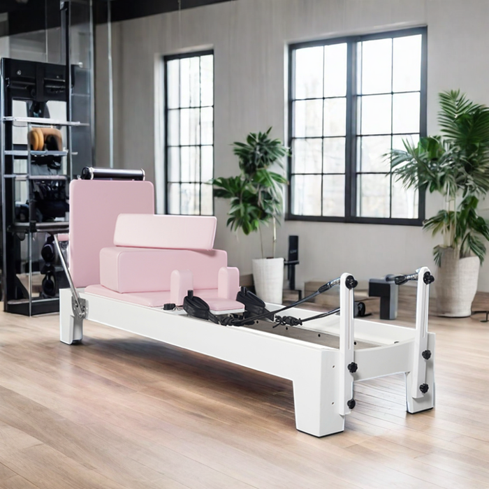 Professional Yoga Oak Wood Pilates Core Reformer Bed