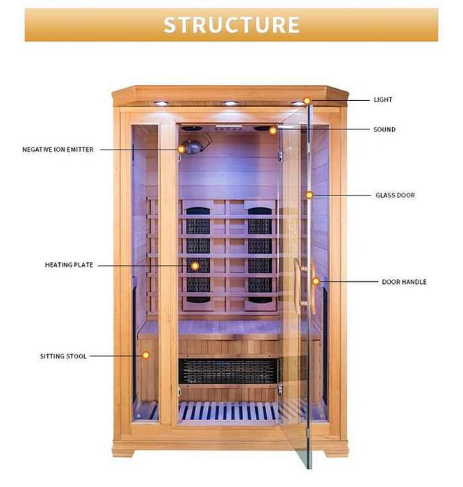 2 Person Infrared Sauna