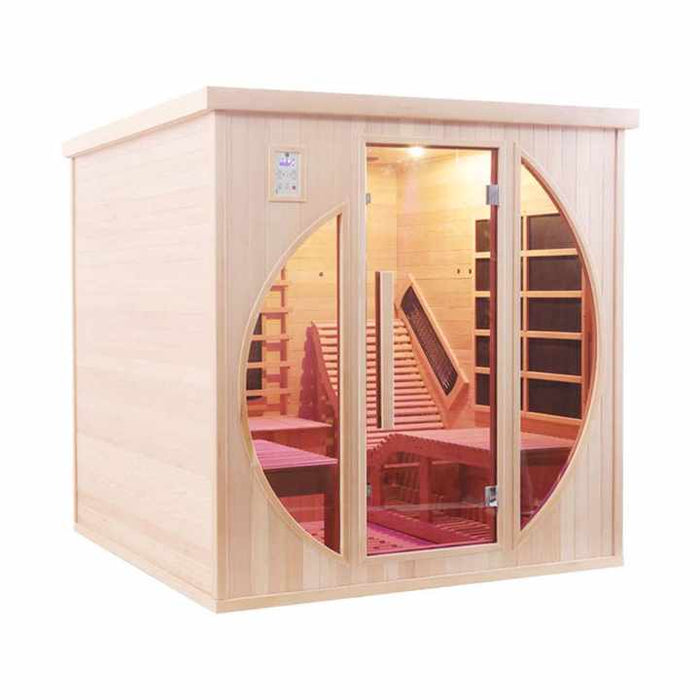 Infrared Sauna Room Indoor 2 Person Hemlock Sauna
